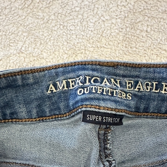 AE- Denim Blue Women's Shorts 4 - Picture 2 of 8